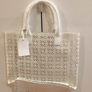 Tory Burch Tote Bag White
